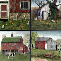Fisher Farm Animals Coaster Set - 42104CS