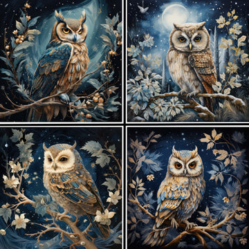 Night Owls Coaster Set - 42129CS