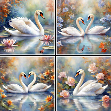Swans Coaster Set - 42144CS
