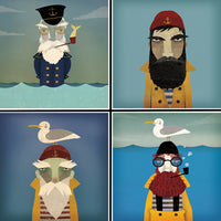 Captains 1 Coaster Set - 42177CS