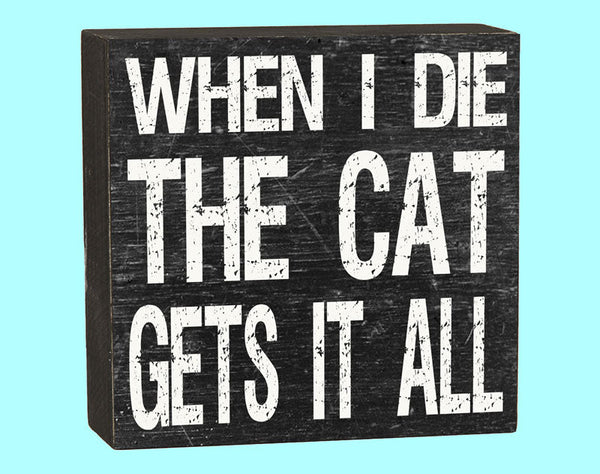 Cat Gets It All Box - 10132A