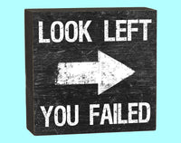 Look Left Box - 10166