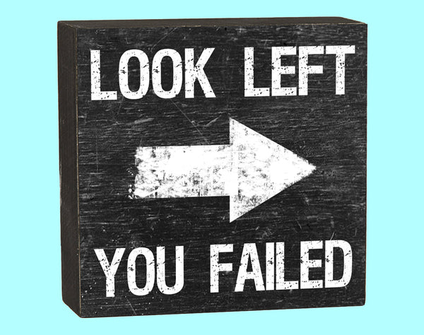 Look Left Box - 10166