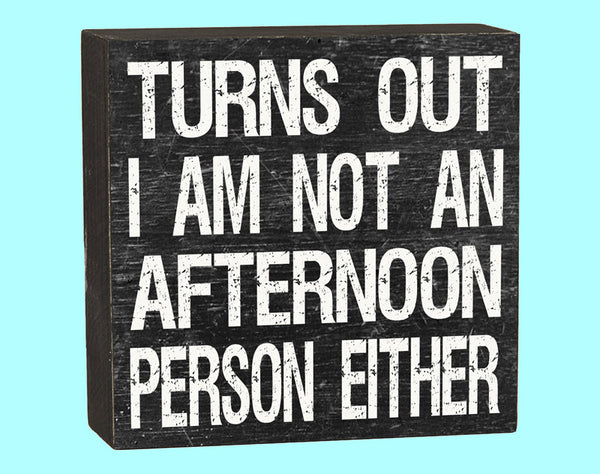 Not Afternoon Box - 10174