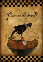 Crow In Pears - 2285
