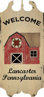 Welcome Red Barn Customizeable - 30076TA