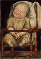 Baby In Red Chair - 3139