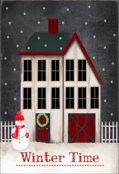 Winter Saltbox - 3406