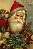 Red Santa With Pack - 5332
