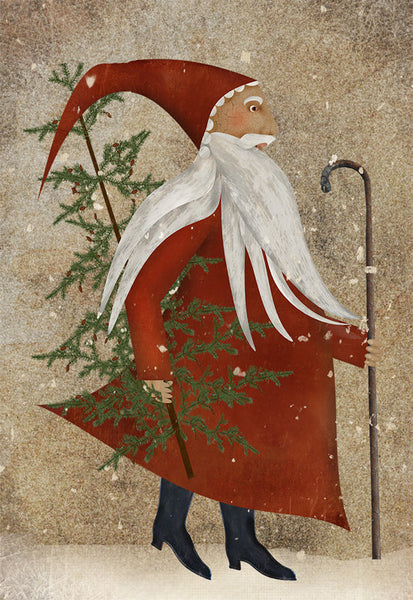 Santa With Staff - 7510