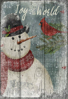 Snowman Cardinal - 7727