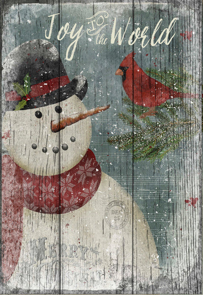 Snowman Cardinal - 7727