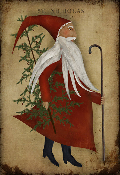 St Nick And Staff - 7761
