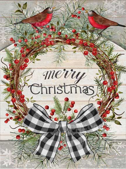 Rustic Berry Wreath - 7903