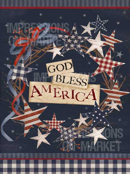 Patriotic Wreath - 7906